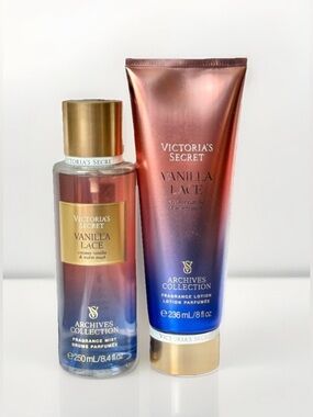 VS vanilla lace lotion & mist set 🤍🩶